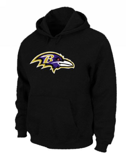 NFL Men's Nike Baltimore Ravens Logo Pullover Hoodie - Black